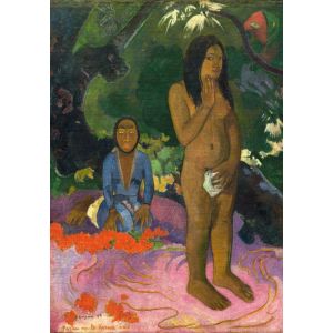 Grafika Paul Gauguin : Parau na te Varua ino (Mots du Diable), 1892