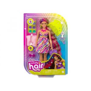 Mattel Coffret Pour Ultra Chevelure Color&eacute;e + 16 Accessoires - Set Poup&eacute;e Mannequin Et Carte Animaux