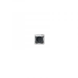 Gira 445728 schuko-steckdose 16 a 250 v mit beschriftungsfeld system 55, anthrazit