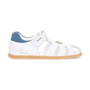 Pablosky Garçon Unisex Kinder Zig 051802 Sandales, Blanc, 18 EU Large