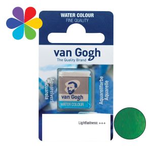Van Gogh 1/2 godet d'aquarelle - Vert hooker fonce