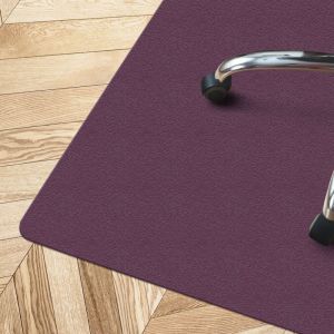 Tapis protège-sol Pour sols durs Violet 120 x 150 cm