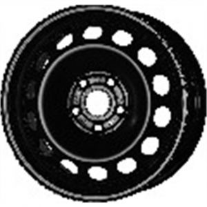 Magnetto Wheels Jante tôle 16 pouces - 5 Trous - 6,5X16 5X112 ET43 AL57.1