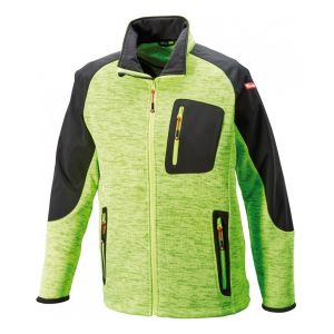 Fortis Veste,Softshell,Taille XL,vert citron /noir
