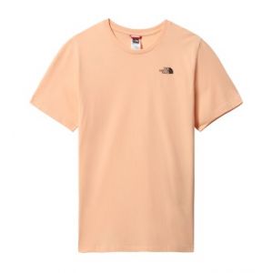 The North Face T-shirt Simple Dome Pour Femme Apricot Ice Taille S
