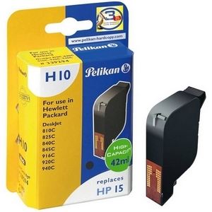 Pelikan 339294 - Cartouche d'encre noire compatible HP 15