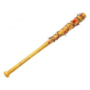 Batte De Baseball Ensanglantée Fil Barbelé 80cm