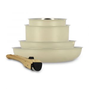 Menastyl Batterie de cuisine 5 pièces en acier inoxydable - tous feux