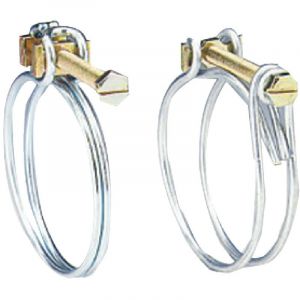 Cap Vert 2 Colliers de serrage double-fil 35 - 40 mm