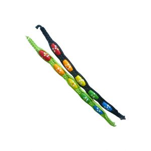 Party Pro Accessoire pinata bracelet en bois multicolore 16 cm Taille unique