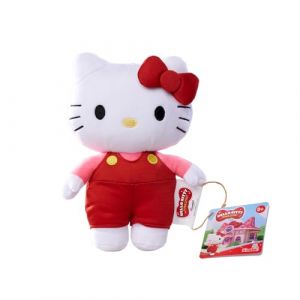 Simba Toys Peluche Hello Kitty 20 cm - Hello Kitty Super Style 4 modèles, Licence Officielle, Authentique, 1 unité de manière aléatoire, Convient à Tous Les âges (109280150)
