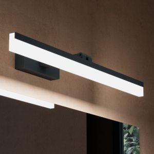 Doporro - Lampe pour miroir 14W led Salle de Bain 180° Rotatif 1050 Lumen 60cm Applique Muaral Noir Mat Lumière Miroir 6000K Design Luxaris