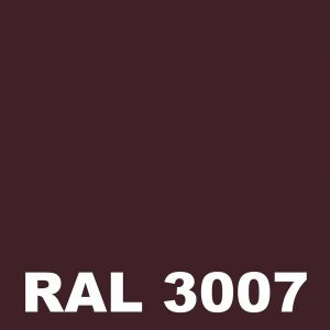 Peinture Portail Fer - Metaltop - Rouge noir - RAL 3007 - Bombe 400mL
