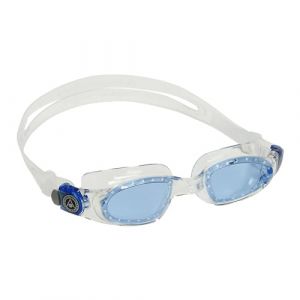 Aquasphere Lunettes de natation Aqua Sphere Mako blanc avec verres transparents bleu