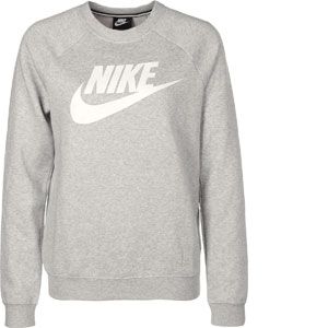 Image de Nike Sweatshirts Sportswear Rally Crew Hbr - Grey Heather / White - L
