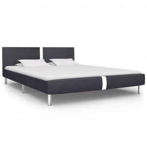 Image de VidaXL Cadre de Lit Similicuir Noir 160x200 cm