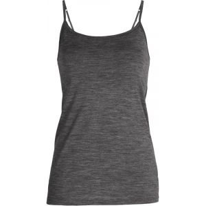 Icebreaker Siren Bra Cami Women, gris M Maillots de corps