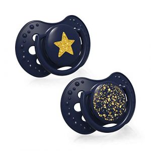 Lovi Stardust Blue tétine 6-18 m 2 pcs