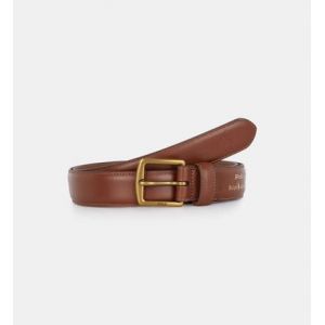 Ralph Lauren Ceinture fine cuir Marron Polo