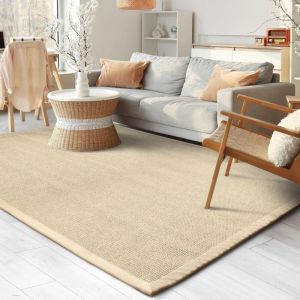 Tapis Sisal Amazonas Nature Bordure: nature 140 x 200 cm