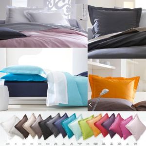 Image de Today Taie d'oreiller unie 100% coton (75 x 75 cm)