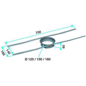 Image de Aldes FIXAT./CHARPENTE D150
