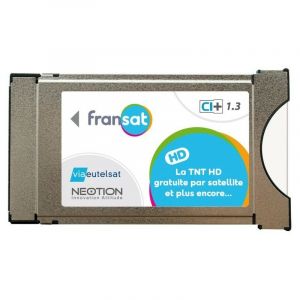 Neotion RECONDITIONNÉ MODULE PCMCIA FRANSAT CI+ Dernière Version 1.3 + Carte PC6 Récepteur TV
