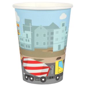 Ruedelafete Lot de 10 Gobelets En Chantier 25cl