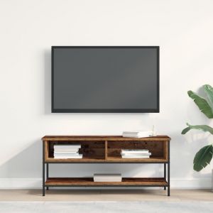 VidaXL Meuble tv Bois ancien 100 x 35 x 45 cm Bois d'ing&eacute;nierie