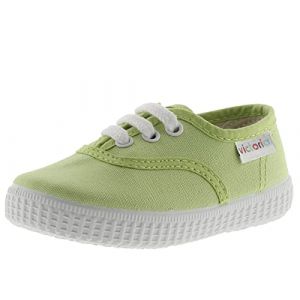 Victoria 106613-MEN 1915 Inglesa Tennis Toile Lacets Basses Mixte Adulte PISTACHO 42