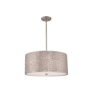 Quoizel Elstead - Suspension Confetti, argent antique, 4 ampoules