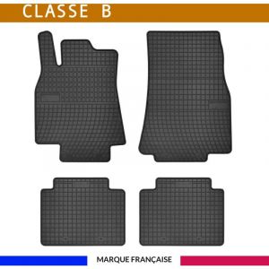 Image de Tapis de voiture - Sur Mesure pour classe b (2005 - 2011) - 4 pi&egrave;ces - Tapis de sol antid&eacute;rapant pour automobile - Souple