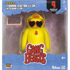 Lansay Gang Beasts - 1 Figurine Articulée de 11,5 cm - Lot #4 - Figurines de Collection - Jeux Vidéos -