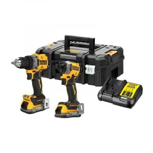 Dewalt DCK2051E2T Combo set (DCD800+DCF850+18v/2x1,7Ah PowerStack) Tstak