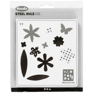 Creotime Gabarit de coupe Fleurs - 11 &eacute;l&eacute;ments