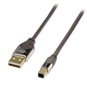 Lindy 41583 - C&acirc;ble USB 2.0 Cromo type A/B 3 m.