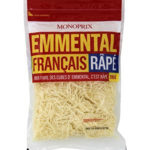 Monoprix Emmental fran&ccedil;ais r&acirc;p&eacute; - Le sachet de 200g