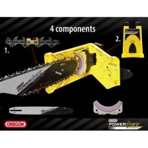 Oregon Scientific 542312 Powersharp Barre de tron&ccedil;onneuse avec aiguisoir pour cha&icirc;ne Drive 52maillons