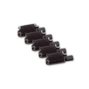 Vhbw 5x Rouleaux d'encre noir compatible avec Olivetti PD 710, PD 712, PD 800 calculatrice de poche, caisse enregistreuse