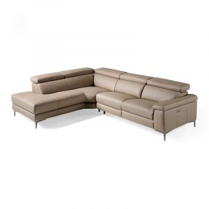 Image de Prix Canapé d'Angle Gauc en Cuir Relax 295cm Beige