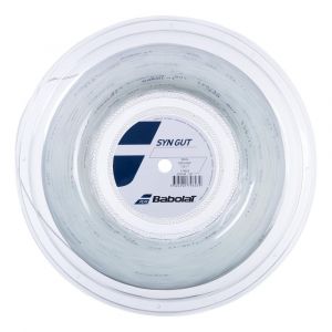 Babolat Syn Gut 200M Tennis Bobine Cordage 200M Monofilament Blanc 1,30