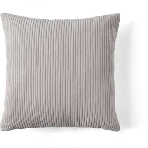 Selma - coussin - en velours côtelé - 60x60 cm - Beige