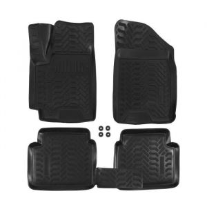 Tapis de sol - Exclusive - Jeep Renegade - Caoutchouc 3D - Système de fixation - Toutes saisons