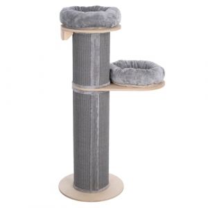 Tronc à griffer Natural Paradise Jasmine L pour chat - gris clair