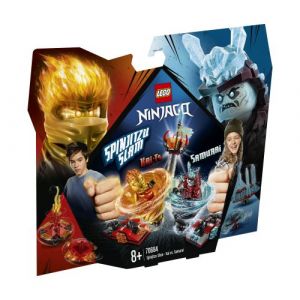 Lego - Spinjitzu Slam-Kai vs. Le samouraï Ninjago Jeux de Construction, 70684, Multicolore