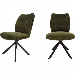 Lot de 2 Chaises PETER Vert