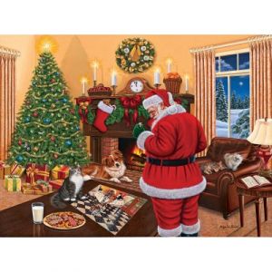 Sunsout Higgins Bond - Santa Solves the Puzzle