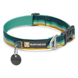 Ruffwear Crag Collar - Collier pour chien taille 14-20, seafoam