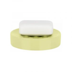 Spirella Porte savon Ceramique TUBE Jaune Clair - Jaune