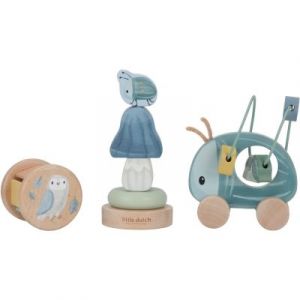 Little dutch Coffret 3 Jeux d'Eveil en Bois - Forest Friends